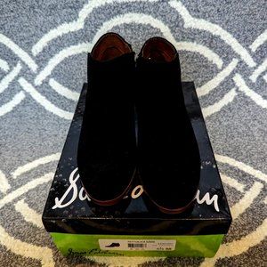 6.5 Sam Edelman Black Suede Bootie